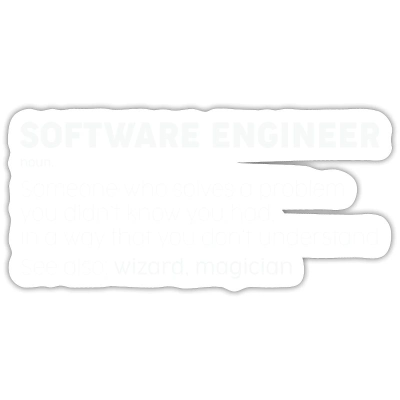 Software Engineer Noun Funny Programmer