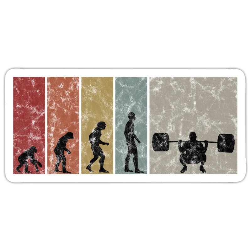 Musculation Bodybuilder GYM Evolution Rétro