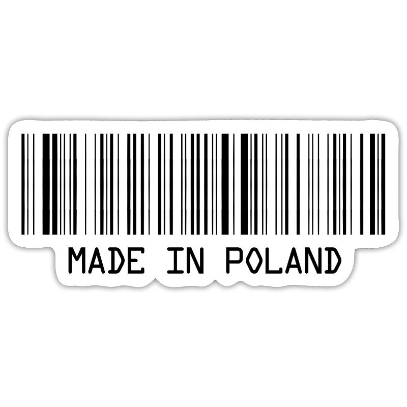 Fabriqué en Pologne - Pologne - Pologne - Code-barres - Dash