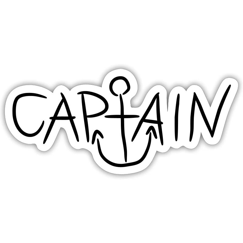 Capitaine Comic Anker Logo