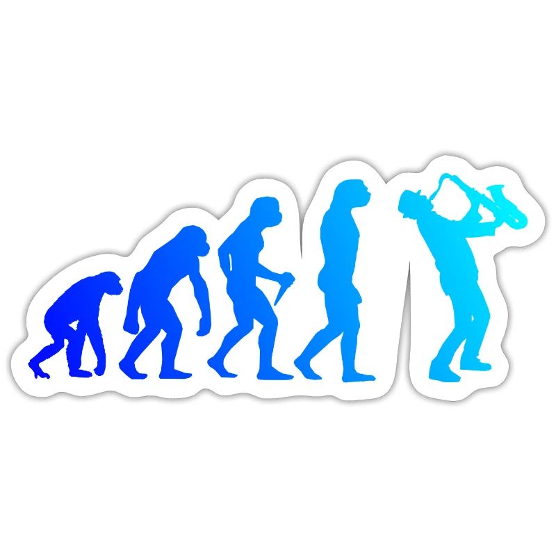 Saxophone Evolution Saxophoniste Sax Men Boys