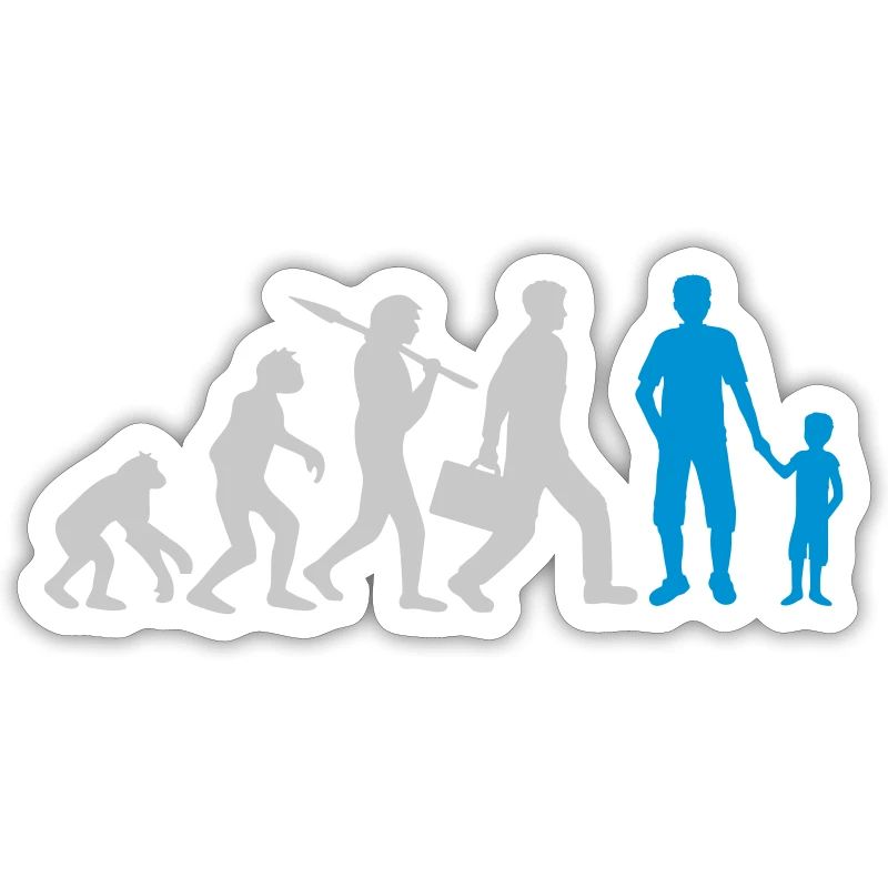 Young Papa Evolution Child