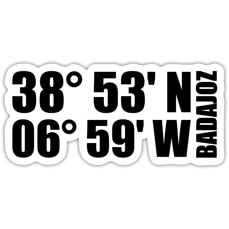 Badajoz Coordinates