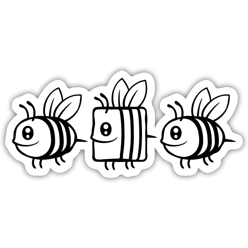 Comic Bees bee different