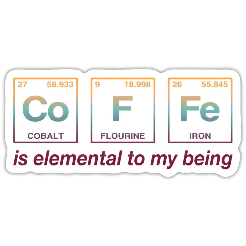 COFFEE - with elements of the persiode system