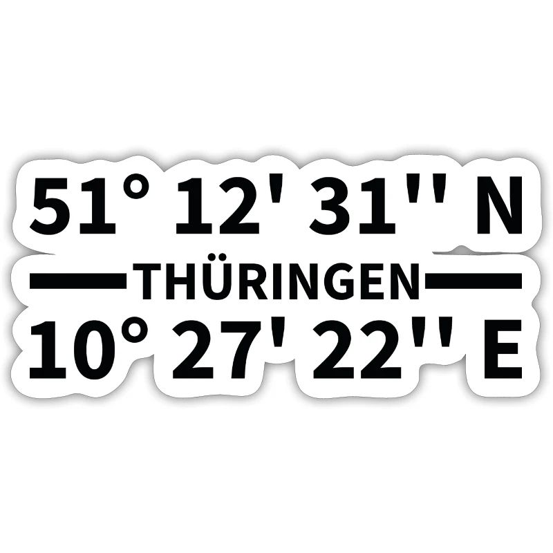 Thuringia coordinates