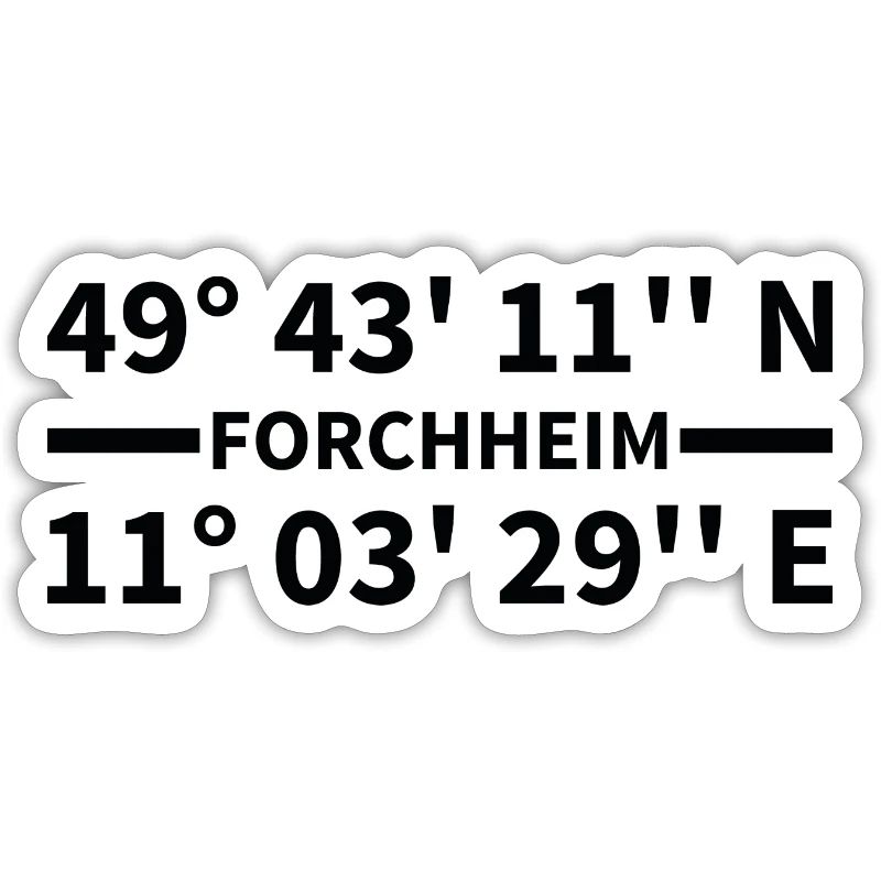 Forchheim coordinates