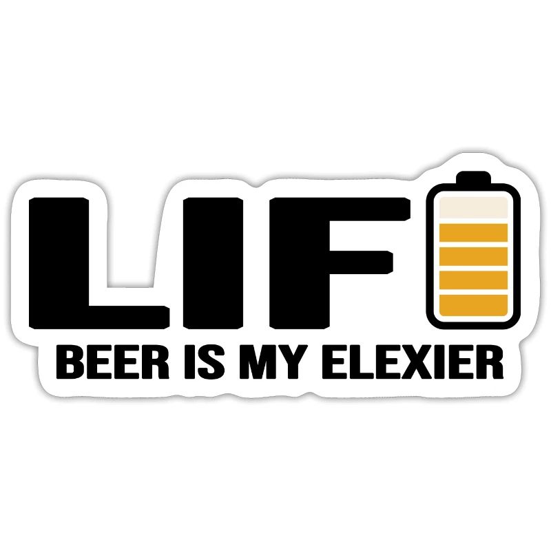 Bier Biergarten Trinkspruch "beer elexier"