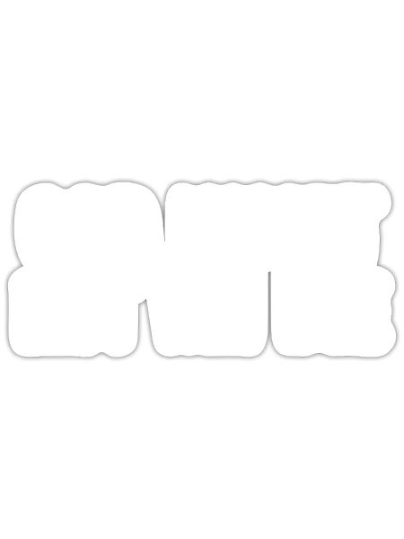 Dieu ne me laissera pas mourir - Sticker taille S (10 x 10 cm) - blanc mat - Devant
