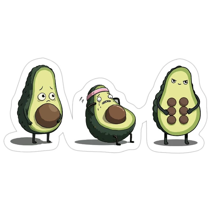 Evolution des Avocado-Körpers