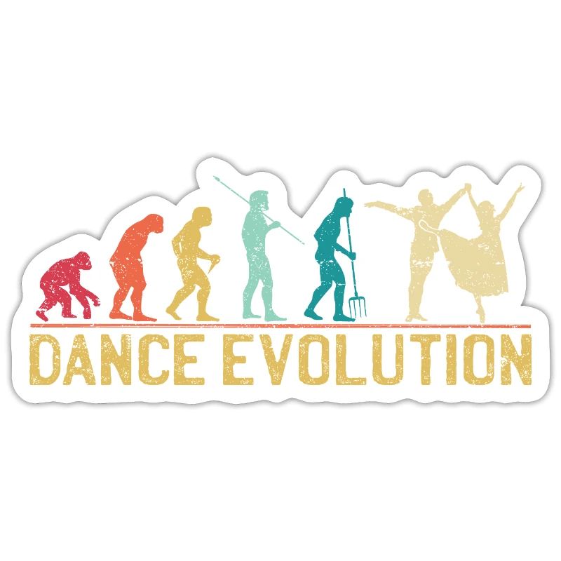 Dance Evolution Silhouette Design