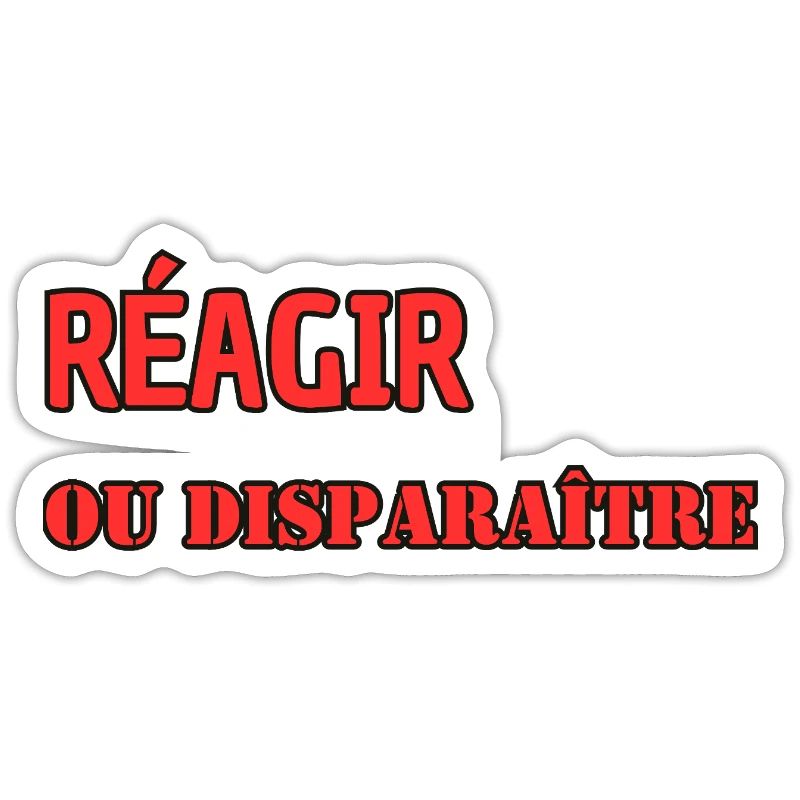 Reagieren oder verschwinden