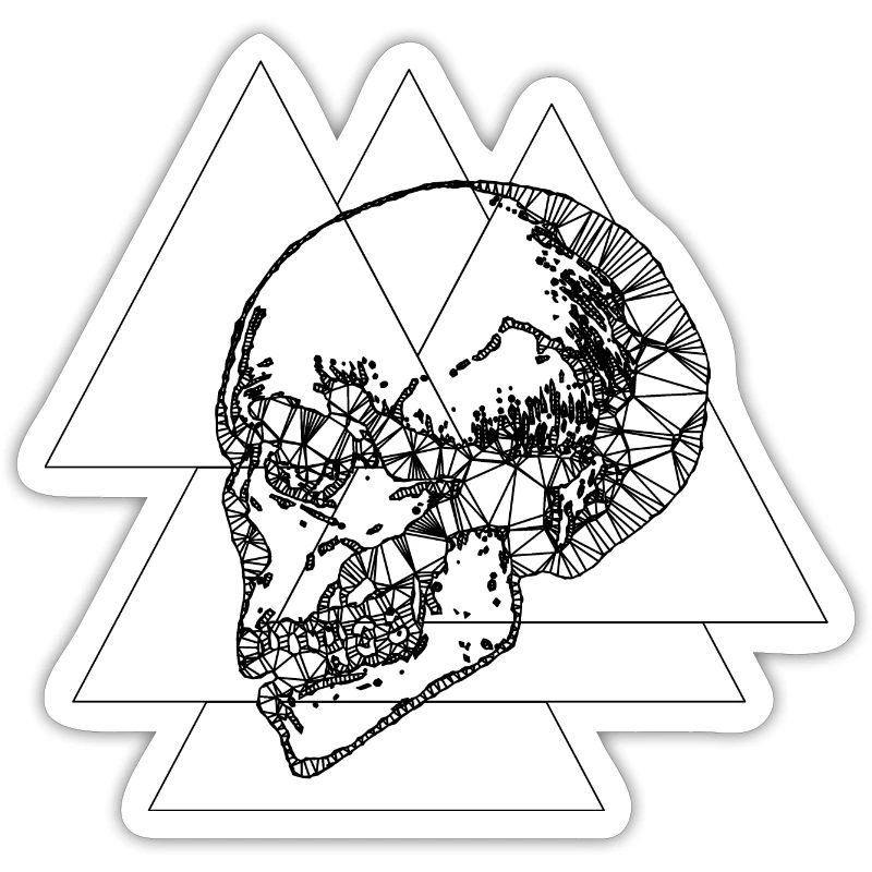 Idée de cadeau d'idée de crâne de conception de crâne