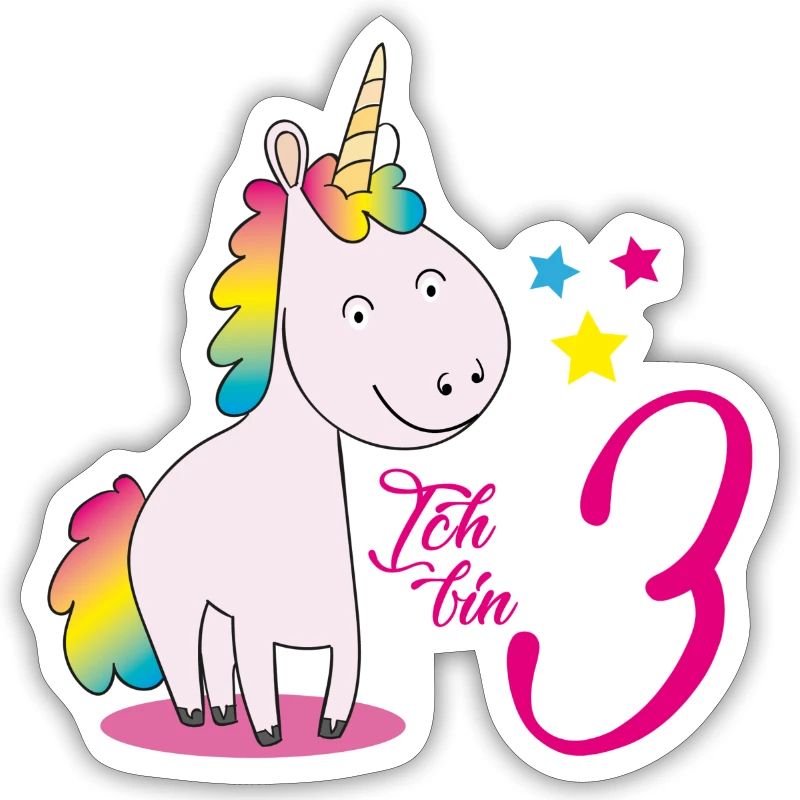 Ich bin drei - Einhorn