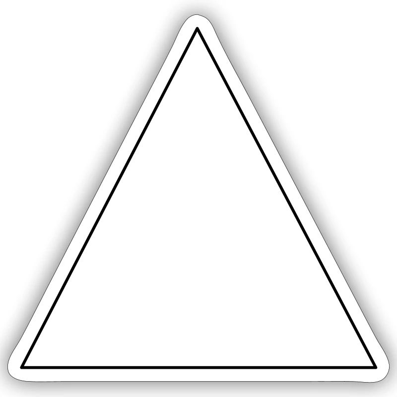 Simple triangle, minimalist, gift idea