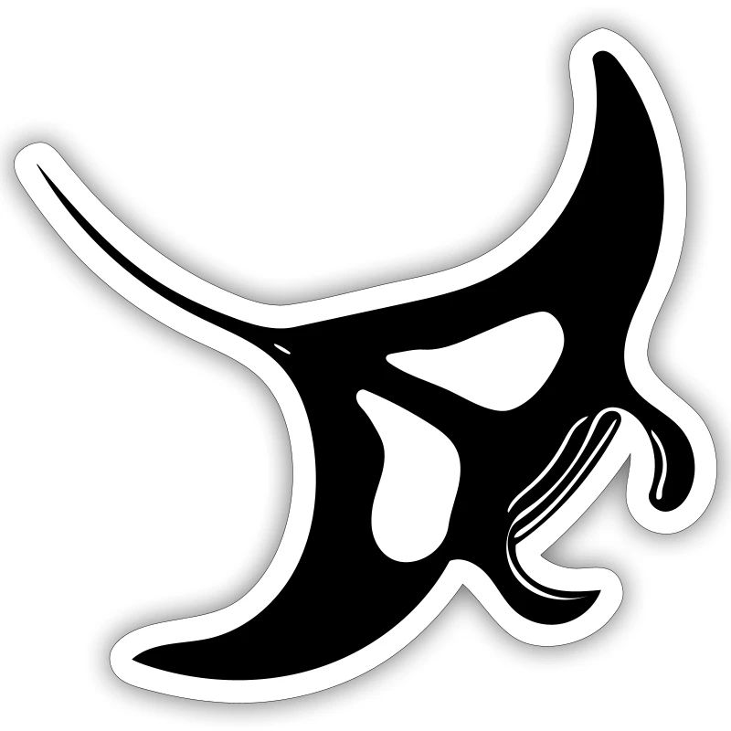 Manta Rochen Vector
