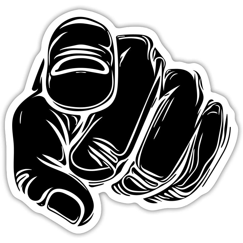 Pekfinger med Vector-hand