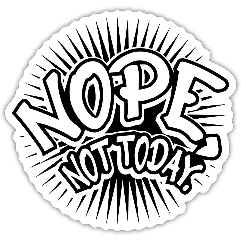 Nope Comic Schrift