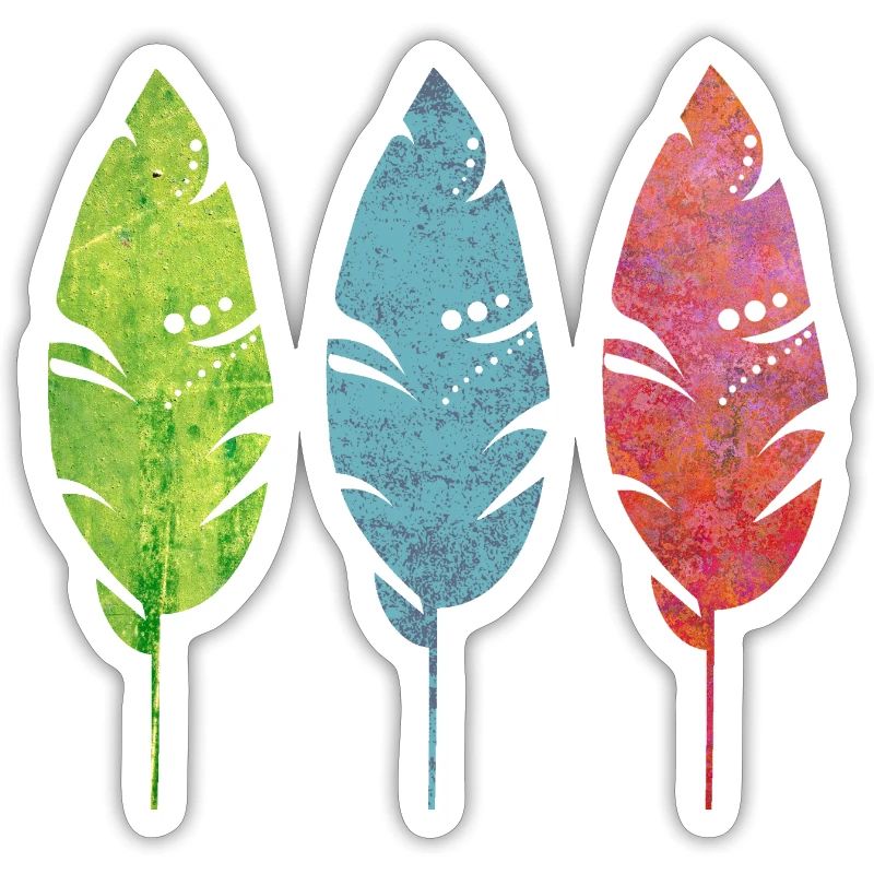 Three tender feathers