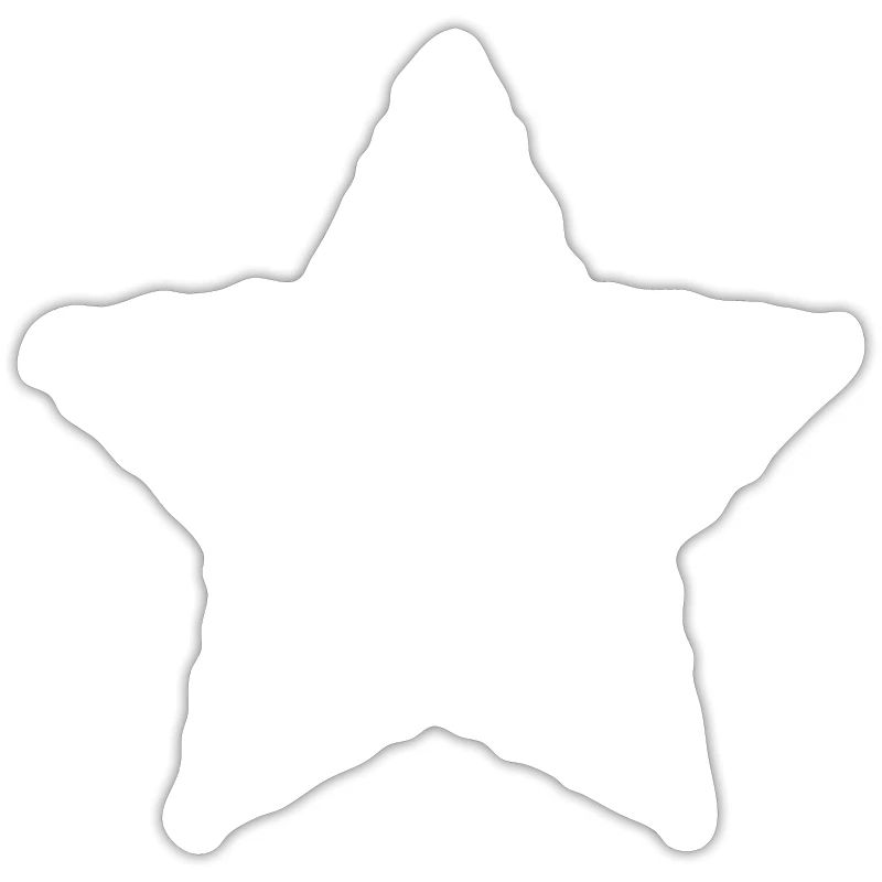 Star scribbled gift doodles hand drawn