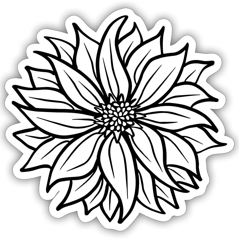 Filigrane Blume, Bergblume oder Yoga-Blüte