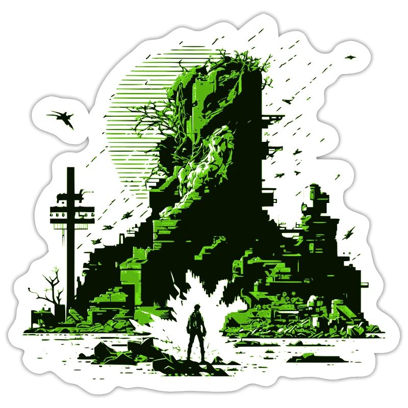 Science Fiction Artwork in 8 Bit Video Game Graphics