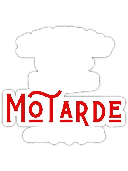 Pas parfaite mais motarde - Sticker taille S (10 x 10 cm) - blanc mat - Devant