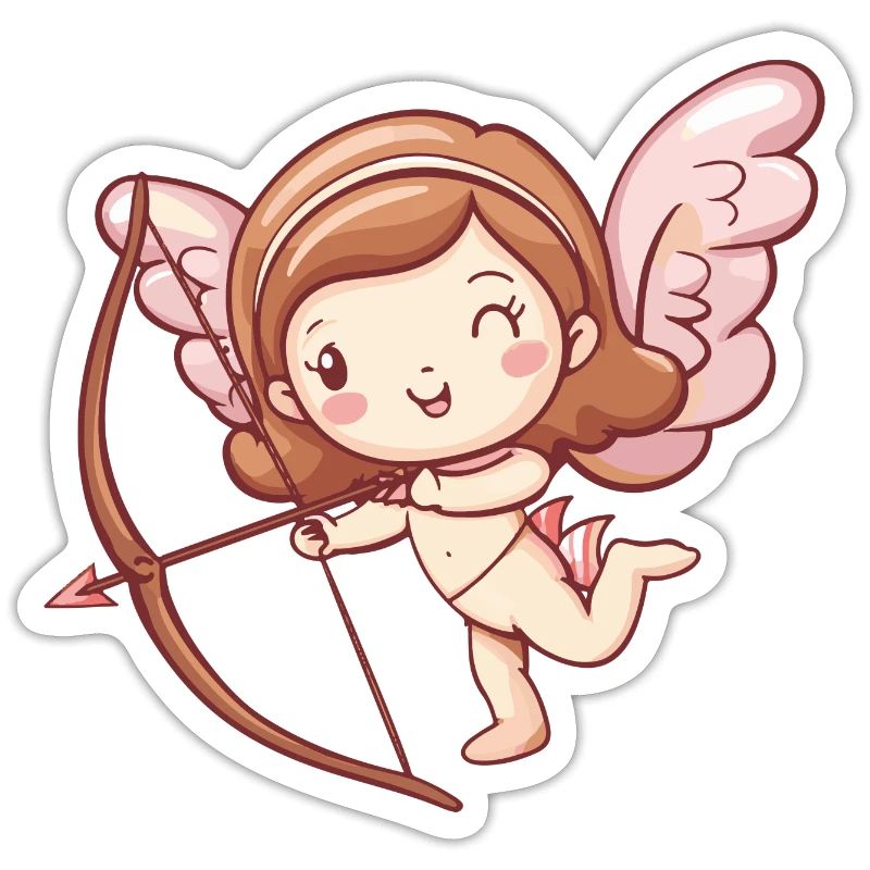 Ange arc et flèche Cupidon Saint-Valentin