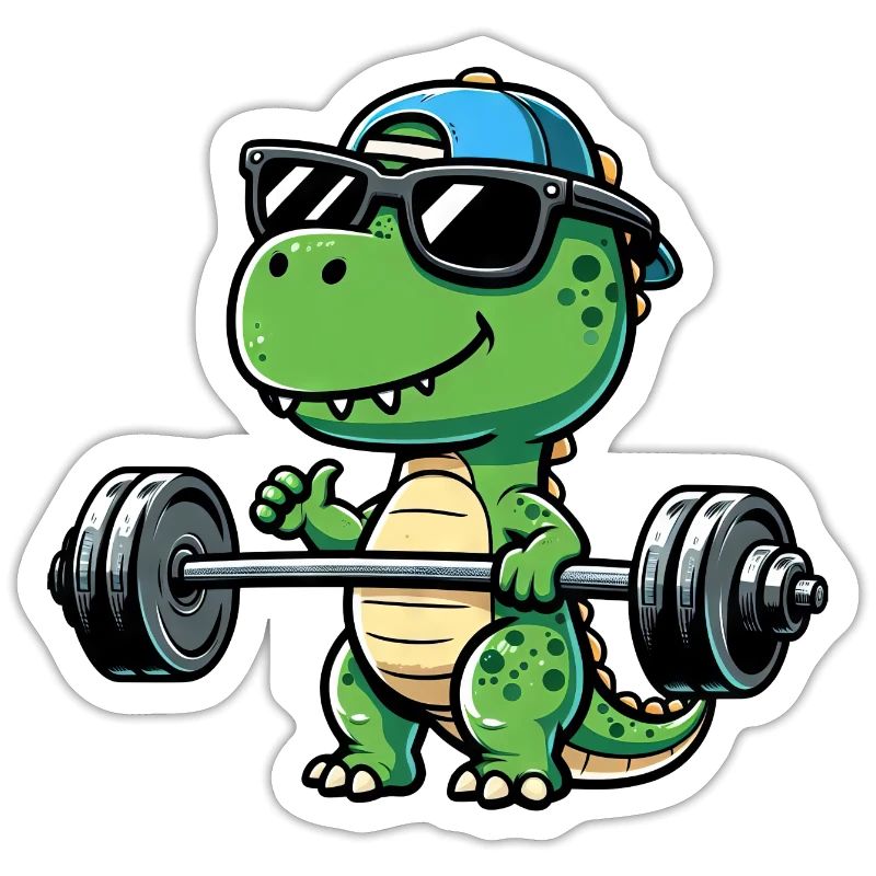 T-Rex Workout: Dinosaur Bench Press for