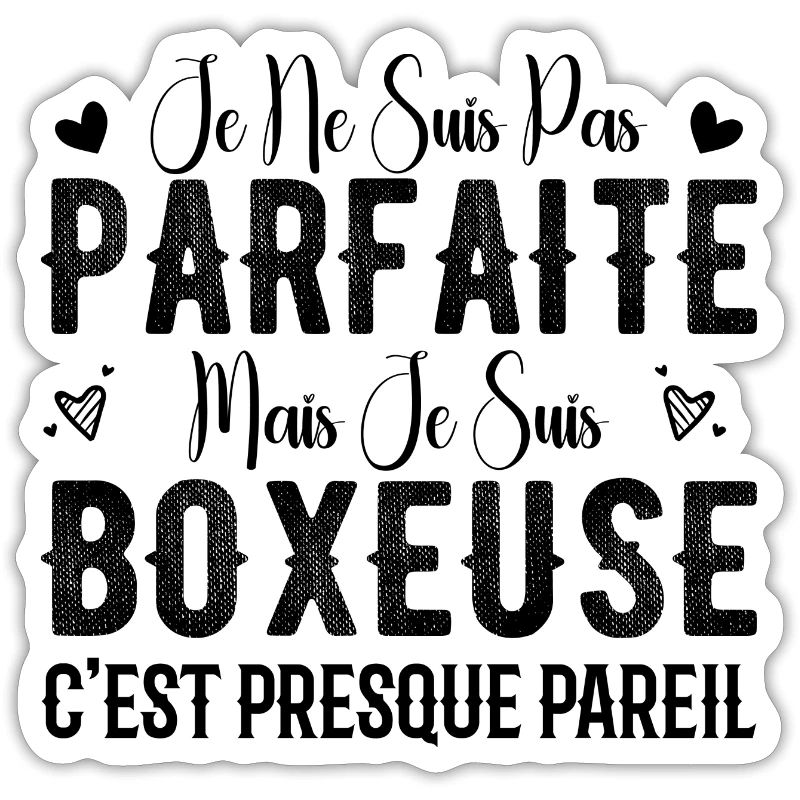 Pas Parfaite Mais Je Suis Boxeuse - Cadeau Boxeuse