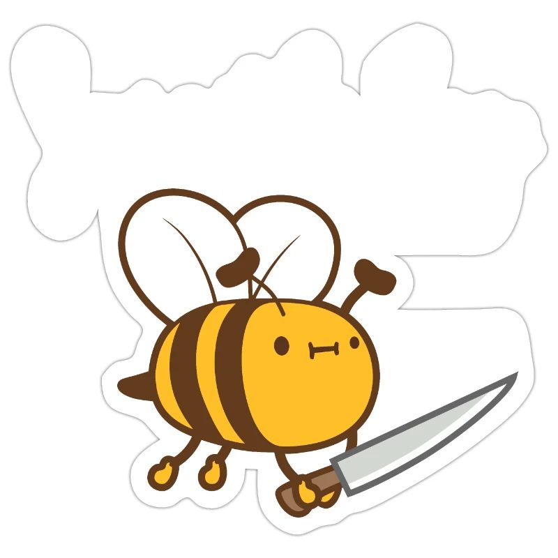 Save The Bees Or Else Knife Fun Cute Bee Beekeeper