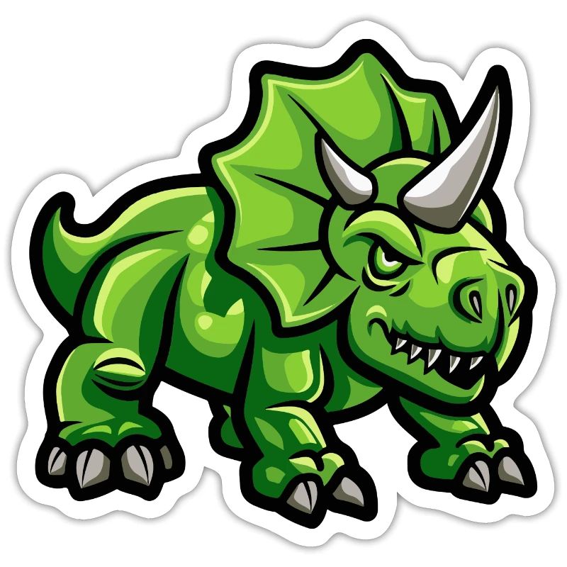Dinosaur triceratops Comic