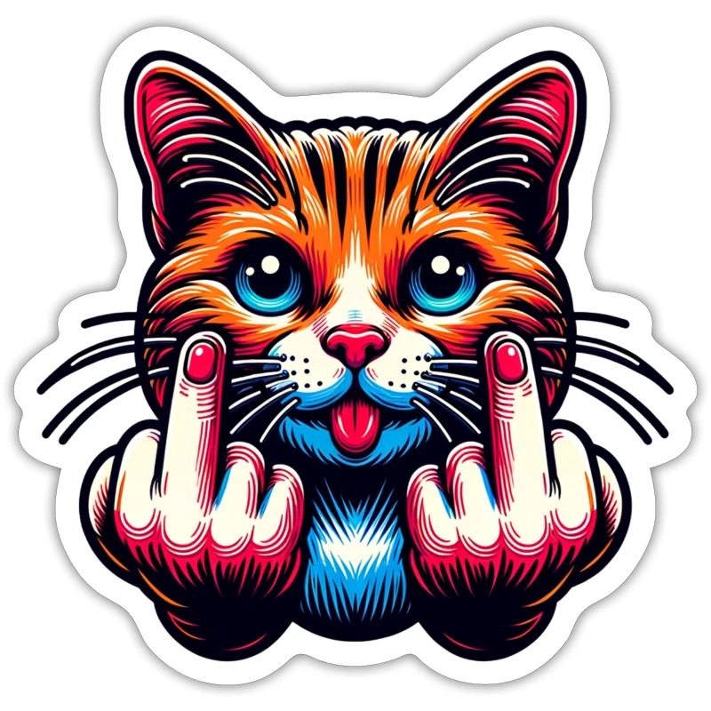 Drôle de chat maléfique