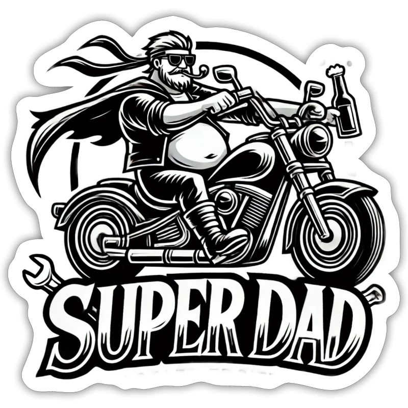 Super Dad Motorradheld