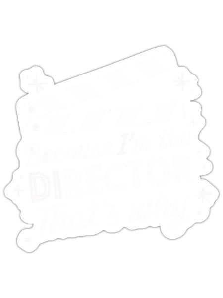 Filmemacher Filmregisseur Kameramann Film - Sticker Größe S (10 x 10 cm) - Mattweiß - Vorne