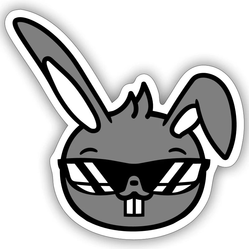 Bunny Sunglasses Cool Bunny Teeth Rabbit Funny