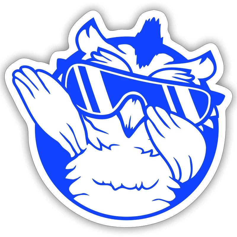 Eule Dabbing Dab Dance Pose Geste Sonnenbrille süß