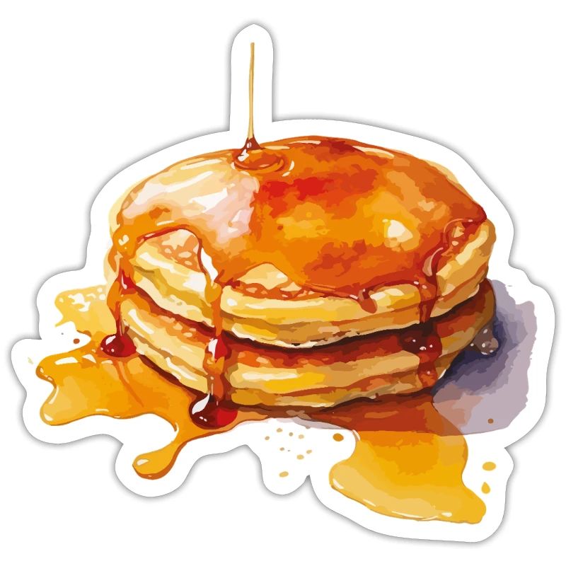 Syrup Pancake Stack