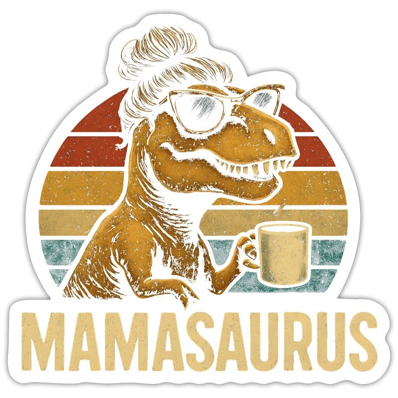 Mamasaurus Mama Mutter Geschenkidee Humor Lustig