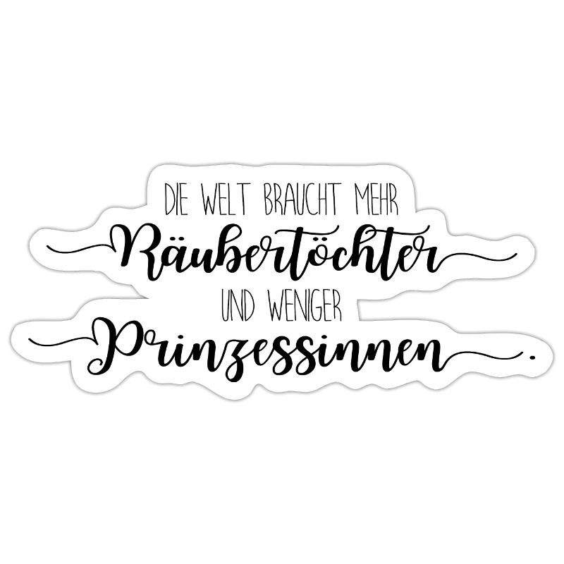 Räubertochter oder Prinzessin - schwarz