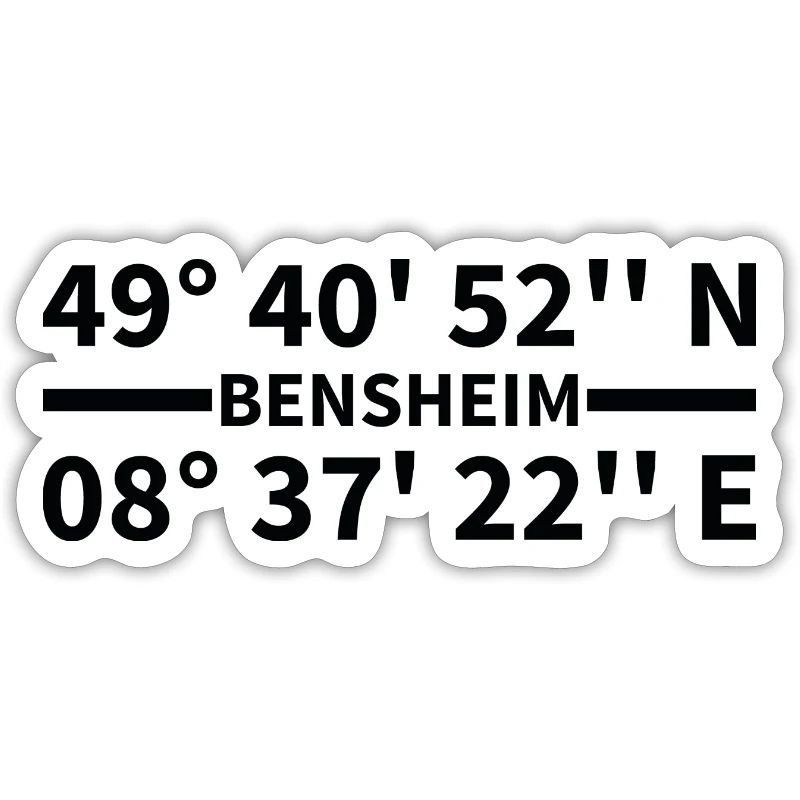 Coordonnées de Bensheim