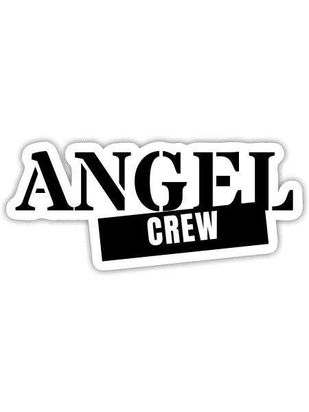 Angel Crew - Angler Angelverein Petriheil Team - Sticker Größe S (10 x 10 cm) - Mattweiß - Vorne
