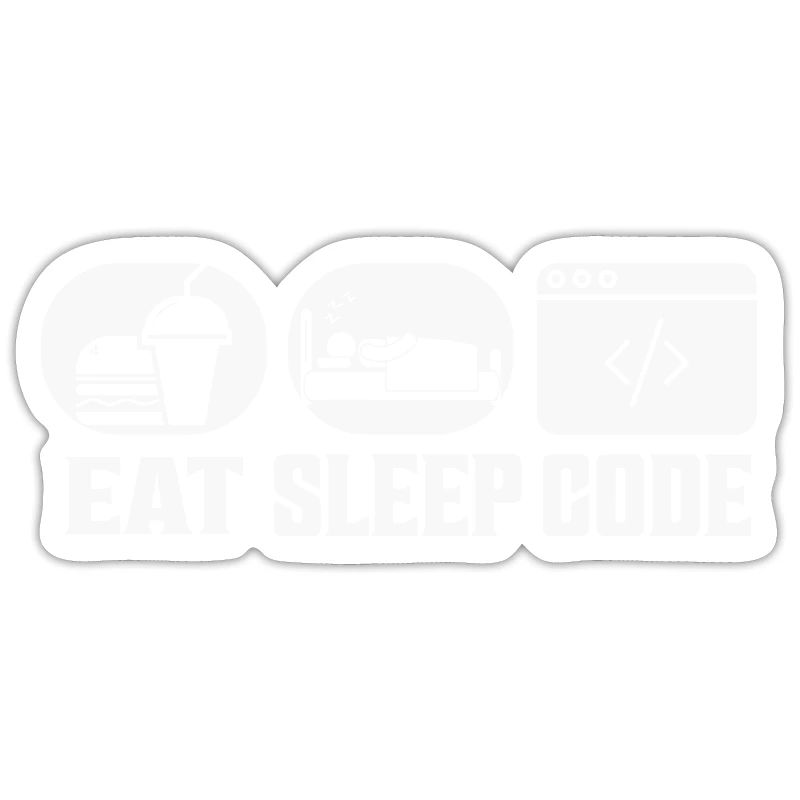 Codage logiciel Eat Sleep Code