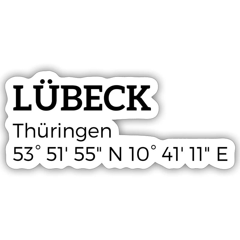 Lübeck Thuringia coordinates