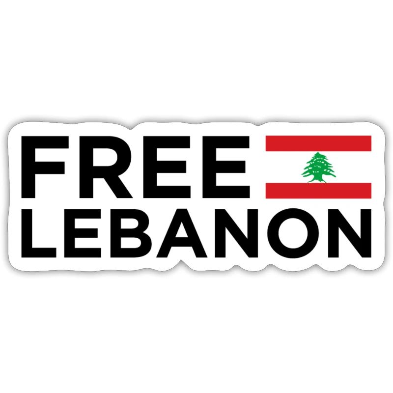Conception du drapeau du Liban libre