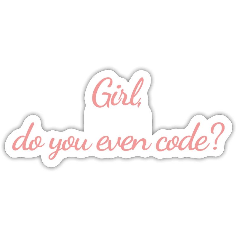 Fille codez-vous même (Programmeur)