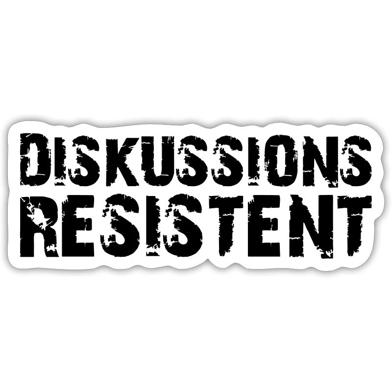 Diskussionsresistent