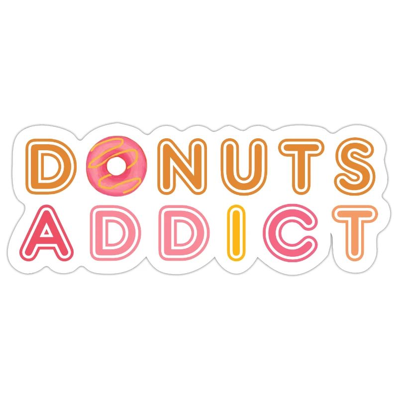 Donuts addict pink caramel