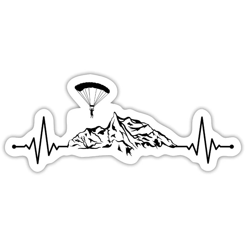 Paragliding Skydiving Mountain Pulse Frequency
