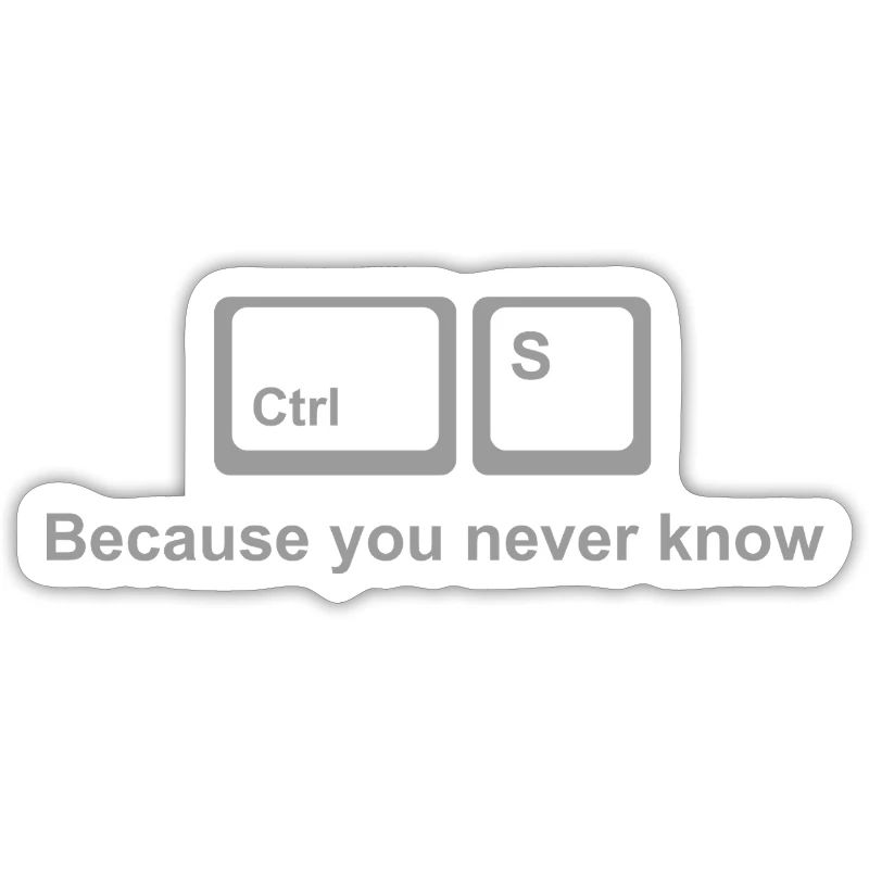 Ctrl S Shirt – Save It Nerd Humor for Developers